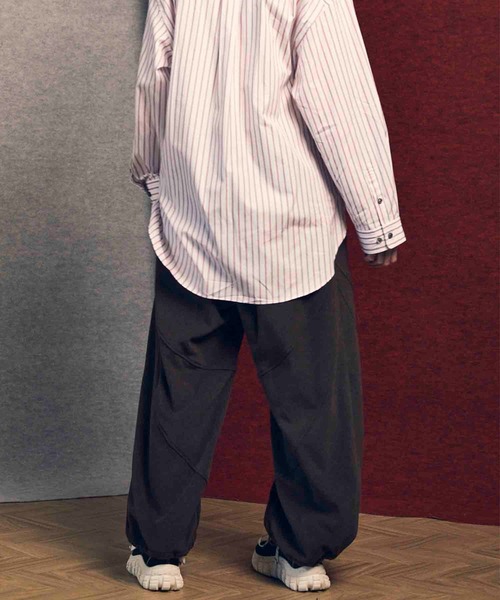 MAISON SPECIAL(メゾンスペシャル)の「《UNISEX》POLATEC Wide Fleece Pants/ポーラテックワイドフリースパンツ【MAISON SPECIAL/メゾンスペシャル】■セットアップ対応■(スウェットパンツ・メンズ・ブラック/チャコールグレー/ブラウン・0/1/2)」の10枚目の写真