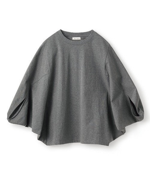 and myera(アンド マイラ)の「and myera ドルマンスリーブTトップス(Tシャツ/カットソー・レディース・ブラック/グレー/ブラウン・LL/L/M/S)」の18枚目の写真