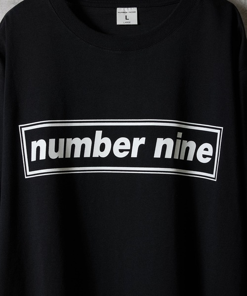 セール】number nine BOX LINE PRINTED CLASSIC L/S T-SHIRT