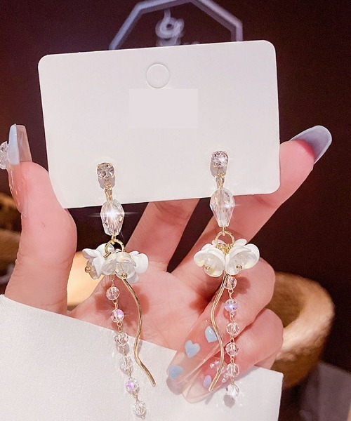 shoppinggo(ショッピングゴー)の「ピアス パール(ピアス(片耳用)・レディース・ホワイト・FREE)」の1枚目の写真