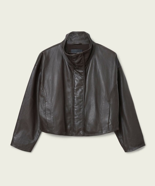 ALLSAINTS(オールセインツ)の「ALLSAINTS RYDER JACKET(ライダースジャケット・レディース・ダークブラウン・MEDIUM/SMALL/X-SMALL)」の6枚目の写真