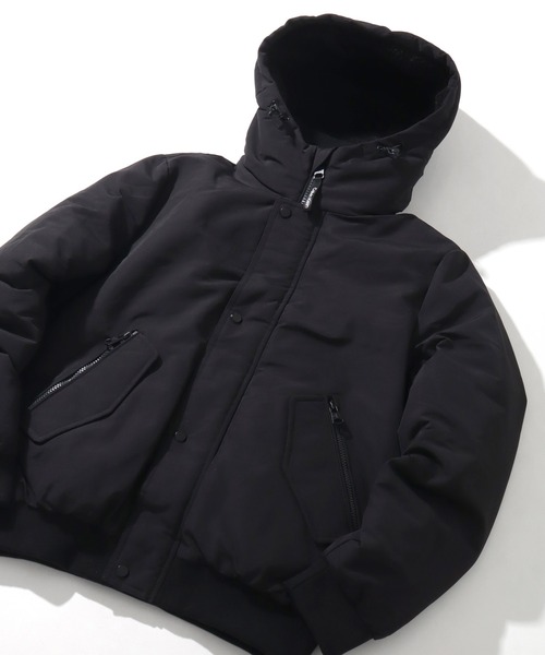 Calvin Klein（カルバン・クライン）の「【Calvin Klein/カルバンクライン】ARCTIC FAILLE BOMBER/アークティックフェイルボンバー（ダウンジャケット/コート・メンズ・ブラック/スミクロ・XL/S/M/L）」の17枚目の写真