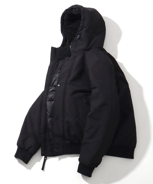 Calvin Klein（カルバン・クライン）の「【Calvin Klein/カルバンクライン】ARCTIC FAILLE BOMBER/アークティックフェイルボンバー（ダウンジャケット/コート・メンズ・ブラック/スミクロ・XL/S/M/L）」の20枚目の写真