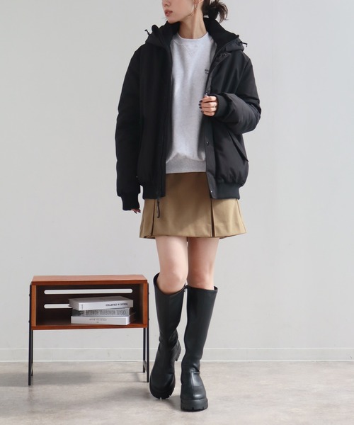 Calvin Klein（カルバン・クライン）の「【Calvin Klein/カルバンクライン】ARCTIC FAILLE BOMBER/アークティックフェイルボンバー（ダウンジャケット/コート・メンズ・ブラック/スミクロ・XL/S/M/L）」の10枚目の写真