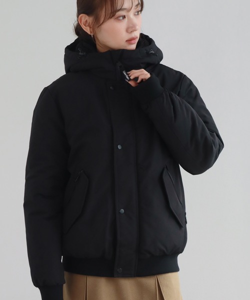 Calvin Klein（カルバン・クライン）の「【Calvin Klein/カルバンクライン】ARCTIC FAILLE BOMBER/アークティックフェイルボンバー（ダウンジャケット/コート・メンズ・ブラック/スミクロ・XL/S/M/L）」の12枚目の写真
