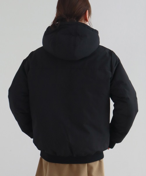 Calvin Klein（カルバン・クライン）の「【Calvin Klein/カルバンクライン】ARCTIC FAILLE BOMBER/アークティックフェイルボンバー（ダウンジャケット/コート・メンズ・ブラック/スミクロ・XL/S/M/L）」の14枚目の写真