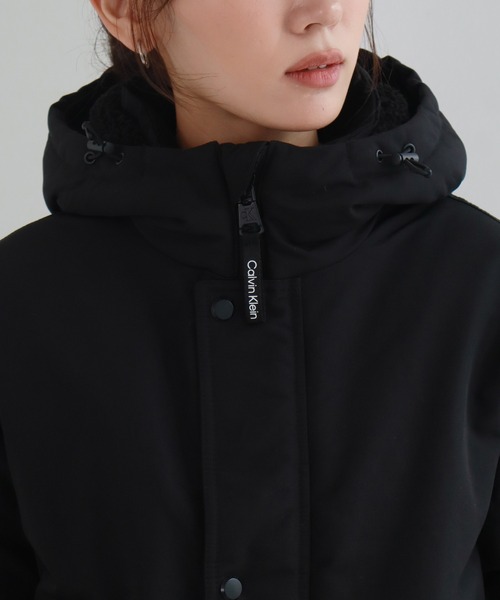 Calvin Klein（カルバン・クライン）の「【Calvin Klein/カルバンクライン】ARCTIC FAILLE BOMBER/アークティックフェイルボンバー（ダウンジャケット/コート・メンズ・ブラック/スミクロ・XL/S/M/L）」の11枚目の写真
