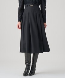 ANAYI（アナイ）の「ウールジョーゼットビットベルトスカート（スカート）」