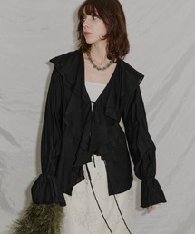 yae | Sheer ruffle frill blouse / シアーラッフルフリルブラウス(シャツ/ブラウス)