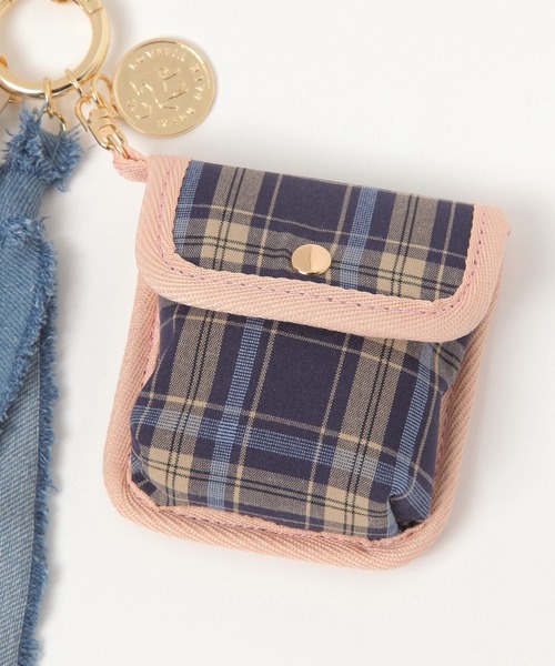 niko and...（ニコアンド）の「【NASU FARM VILLAGE】ポーチチャーム（ネックレス・レディース・ダークブラウン/ライトブルー/ピンク・0）」の13枚目の写真