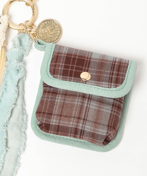 niko and...（ニコアンド）の「【NASU FARM VILLAGE】ポーチチャーム（ネックレス・レディース・ダークブラウン/ライトブルー/ピンク・0）」の12枚目の写真