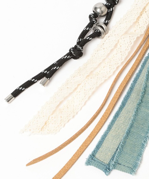 niko and...（ニコアンド）の「【NASU FARM VILLAGE】ポーチチャーム（ネックレス・レディース・ダークブラウン/ライトブルー/ピンク・0）」の14枚目の写真