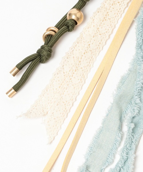 niko and...（ニコアンド）の「【NASU FARM VILLAGE】ポーチチャーム（ネックレス・レディース・ダークブラウン/ライトブルー/ピンク・0）」の15枚目の写真