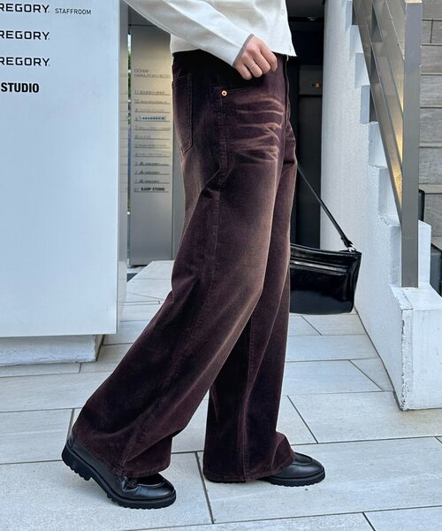 DISCOAT（ディスコート）の「【ユニセックス】コールオーバーダイワイドパンツ（その他パンツ・レディース・ブラウン/グレー・MEDIUM/LARGE）」の15枚目の写真