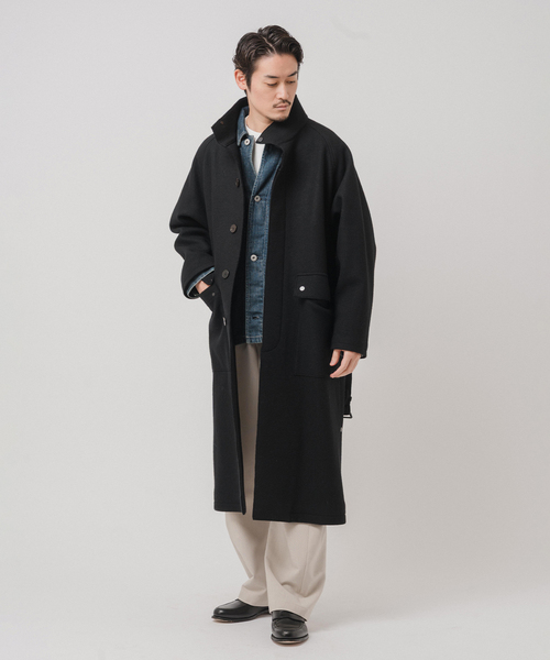 EDIFICE（エディフィス）の「ニット メルトン モーターサイクル コート（その他アウター・メンズ・ブラック/ブラウン・MEDIUM/LARGE）」の20枚目の写真