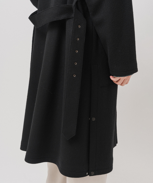 セール】ニット メルトン モーターサイクル コート（その他アウター