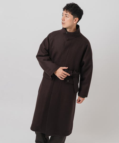 セール】ニット メルトン モーターサイクル コート（その他アウター