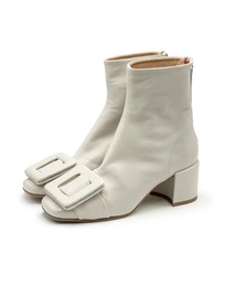 HALMANERA（ハルマネラ）の「HALMANERA ハルマネラ バックルデザインチャンキーショートブーツ（ブーツ）」