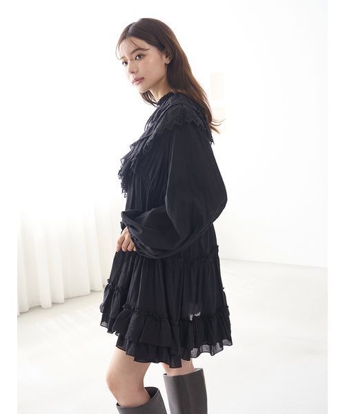 コットンレースBOHOチュニック（その他トップス）｜SNIDEL（スナイデル