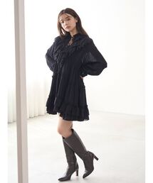 SNIDEL（スナイデル）の「コットンレースBOHOチュニック（その他