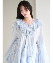 SNIDEL | コットンレースBOHOチュニック(その他トップス)