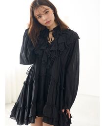 SNIDEL(スナイデル)のコットンレースBOHOチュニック(その他トップス)