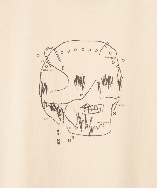 Millo Archive（ミロ アーカイブ）の「モルティングサイクルTシャツ [クリーム]（Tシャツ/カットソー・メンズ・その他・MEDIUM/LARGE/X-LARGE）」の3枚目の写真