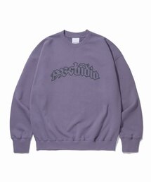 レトロバックポイントスウェットシャツ_パープル