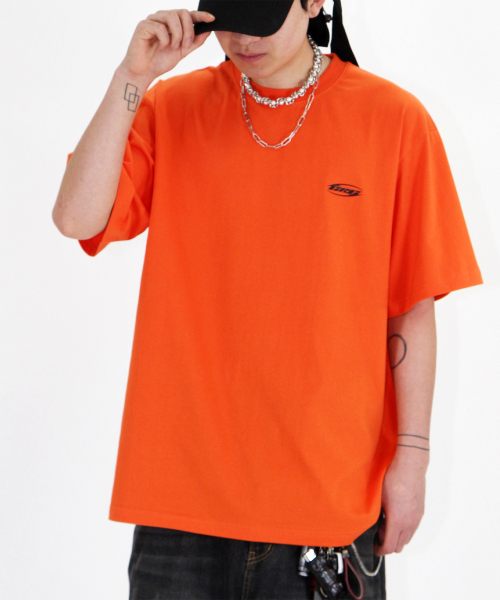 CRIGUN(クリガン)の「CRG Racingセミオーバーフィット半袖ORANGE(Tシャツ/カットソー・レディース・オレンジ・SMALL/MEDIUM/LARGE/X-LARGE/XX-LARGE)」の2枚目の写真