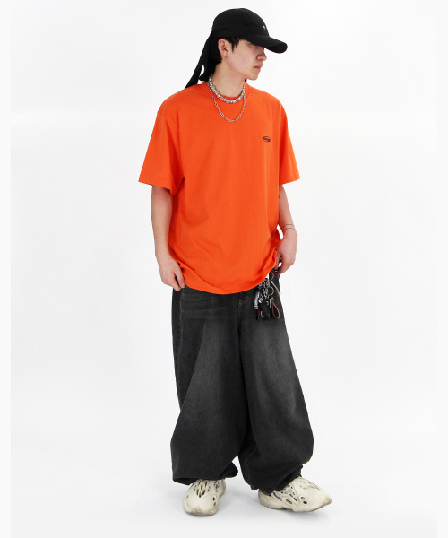 CRIGUN(クリガン)の「CRG Racingセミオーバーフィット半袖ORANGE(Tシャツ/カットソー・レディース・オレンジ・SMALL/MEDIUM/LARGE/X-LARGE/XX-LARGE)」の3枚目の写真