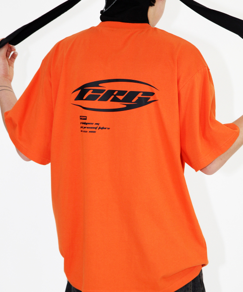 CRIGUN(クリガン)の「CRG Racingセミオーバーフィット半袖ORANGE(Tシャツ/カットソー・レディース・オレンジ・SMALL/MEDIUM/LARGE/X-LARGE/XX-LARGE)」の5枚目の写真