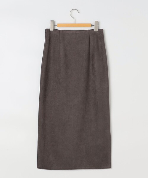 セール】ウォッシャブルスエードダンボールタイトスカート（スカート