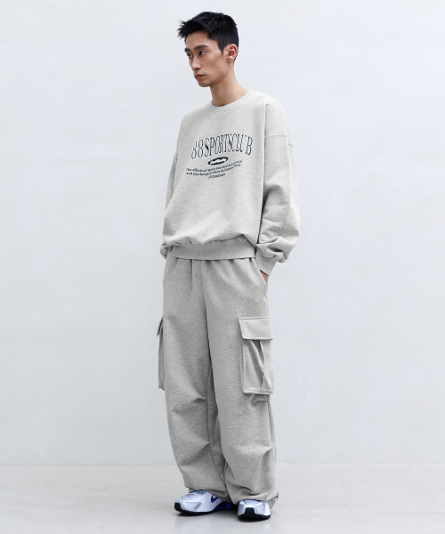 F.ILLUMINATE（フィルミネイト）の「イージーカーゴスウェットパンツ-メランジグレー（スウェットパンツ・レディース・その他・SMALL/MEDIUM/LARGE）」の4枚目の写真