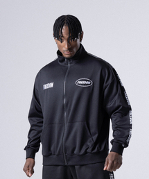 FREEDOM（フリーダム）の「フリーダムレタリングジャージジャケット (ブラック/ホワイト)（ジャージ）」