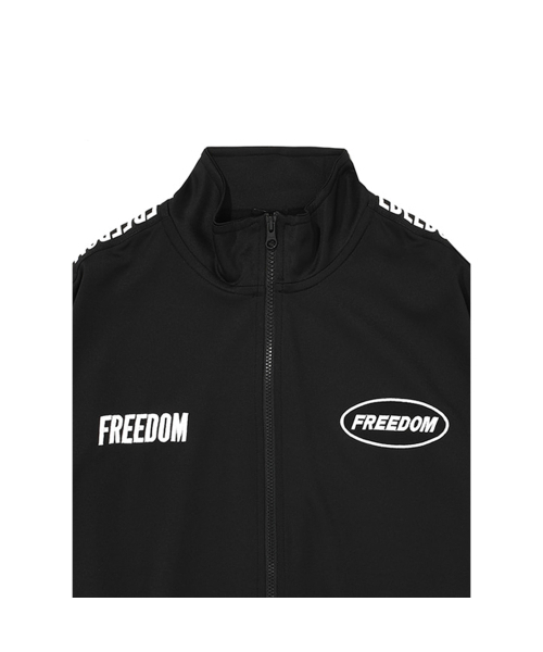 FREEDOM（フリーダム）の「フリーダムレタリングジャージジャケット (ブラック/ホワイト)（ジャージ・メンズ・その他・3XL/LARGE/X-LARGE/2XL/4XL）」の4枚目の写真
