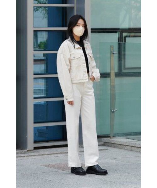 MUSINSA STANDARD WOMAN（ムシンサスタンダードウーマン）の「ウィメンズクルーネッククロップ長袖Tシャツ[ブラック]（Tシャツ/カットソー・レディース・その他・SMALL/MEDIUM/LARGE/X-SMALL）」の7枚目の写真