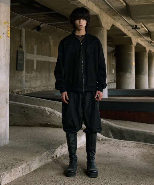 SLOWACID（スローアシッド）の「アンデルキム x スロウエシッド フラワーディテールブルゾン [ブラック]（ブルゾン・レディース・その他・LARGE/MEDIUM）」の4枚目の写真