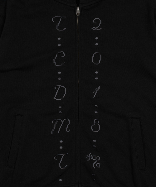 THECOLDESTMOMENT（ザコールデストモーメント）の「TCM center stitch hooded zip-up (black)（パーカー・レディース・その他・SMALL/MEDIUM/LARGE）」の5枚目の写真