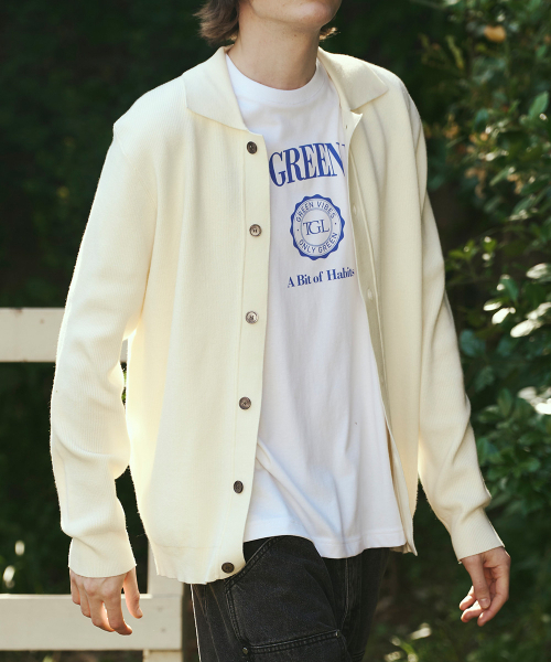Кардиган‑карантин с айворри (ivory) — cardigan [ivory]