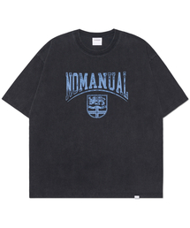 EMBLEM WASHED T-SHIRT - WASHED BLACK