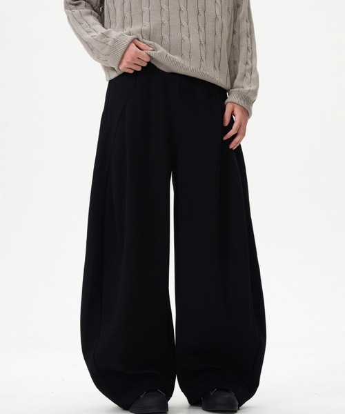 SHEPP（シープ）の「コクーンワイドシルエットスウェットパンツ（スウェットパンツ・メンズ・グレー/ブラック・M/L）」の5枚目の写真