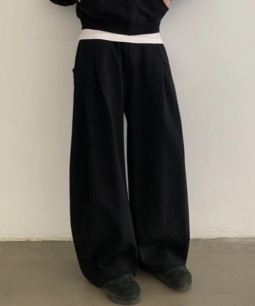SHEPP（シープ）の「コクーンワイドシルエットスウェットパンツ（スウェットパンツ・メンズ・グレー/ブラック・M/L）」の12枚目の写真