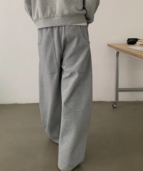 SHEPP（シープ）の「コクーンワイドシルエットスウェットパンツ（スウェットパンツ・メンズ・グレー/ブラック・M/L）」の15枚目の写真