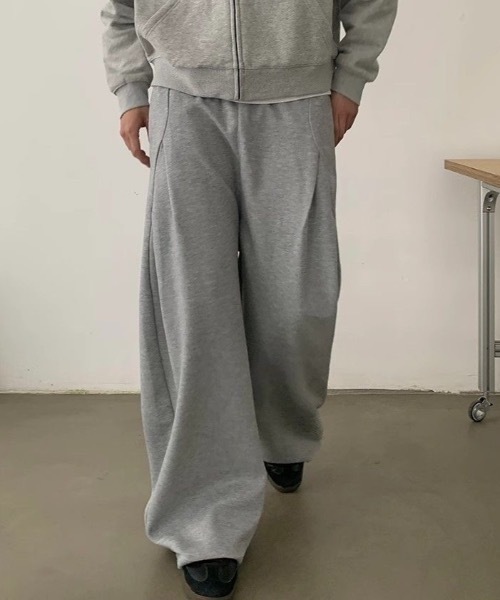 SHEPP（シープ）の「コクーンワイドシルエットスウェットパンツ（スウェットパンツ・メンズ・グレー/ブラック・M/L）」の16枚目の写真