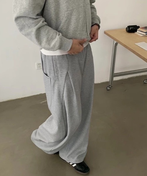 SHEPP（シープ）の「コクーンワイドシルエットスウェットパンツ（スウェットパンツ・メンズ・グレー/ブラック・M/L）」の17枚目の写真