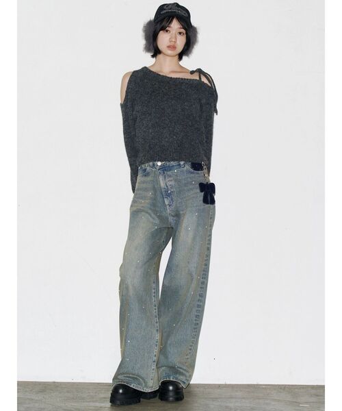 EMODA(エモダ)の「スタッズカードケースミラー(カードケース・レディース・ブラック/ネイビー/ブラウン・FREE)」の10枚目の写真