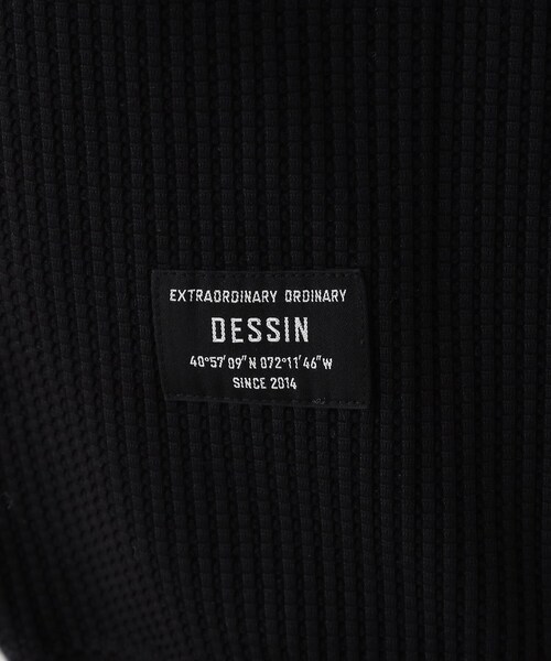 Dessin（デッサン）の「【洗える】ソロテックスヘンリーネック（Tシャツ/カットソー・メンズ・ホワイト系/ネイビー/ブラック・03/02）」の11枚目の写真