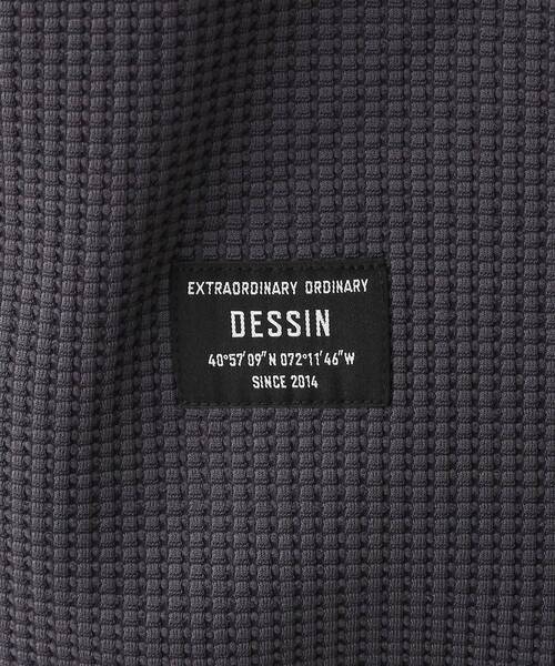 Dessin（デッサン）の「【洗える】ソロテックスヘンリーネック（Tシャツ/カットソー・メンズ・ホワイト系/ネイビー/ブラック・03/02）」の15枚目の写真