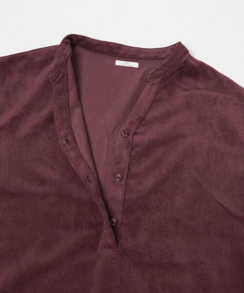ITEMS URBANRESEARCH（アイテムズ アーバンリサーチ）の「ライトコーデュロイスキッパーワンピース（ワンピース・レディース・チャコールグレー/ブラウン/バーガンディー・FREE）」の21枚目の写真