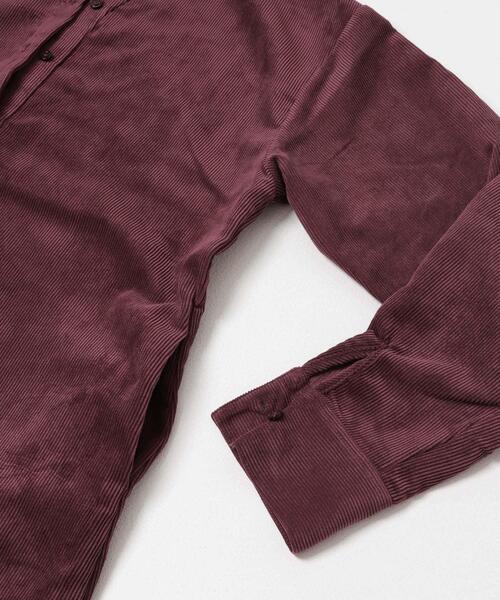 ITEMS URBANRESEARCH（アイテムズ アーバンリサーチ）の「ライトコーデュロイスキッパーワンピース（ワンピース・レディース・チャコールグレー/ブラウン/バーガンディー・FREE）」の22枚目の写真